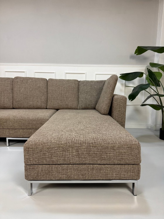 Image 1 of Brühl Fourtwo Sofa Fabric Sleeper Sofa Four Two Brown Beige Multifunctional