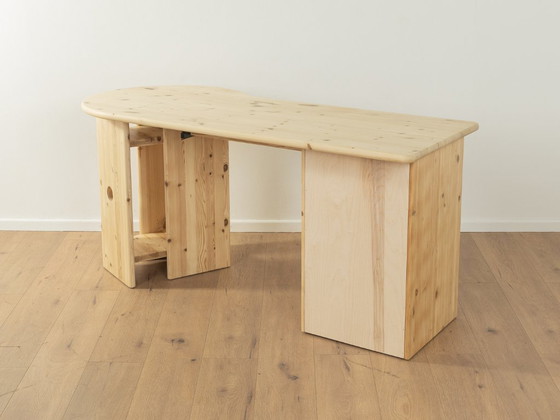 Image 1 of Solid wood Storage Desk from the 1980s