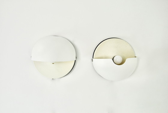 Image 1 of 2x Mezzanotte Wall Lamps by Harvey guzzini