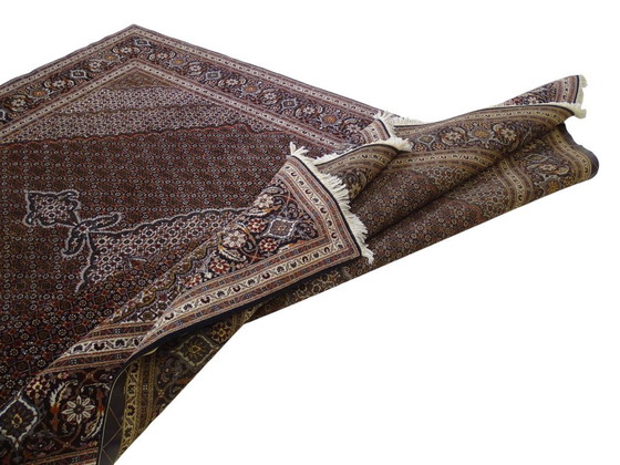 Image 1 of Tabriz Mahi - 350 x 249 cm - Wolle und Seide auf Baumwolle - Handgeknüpft