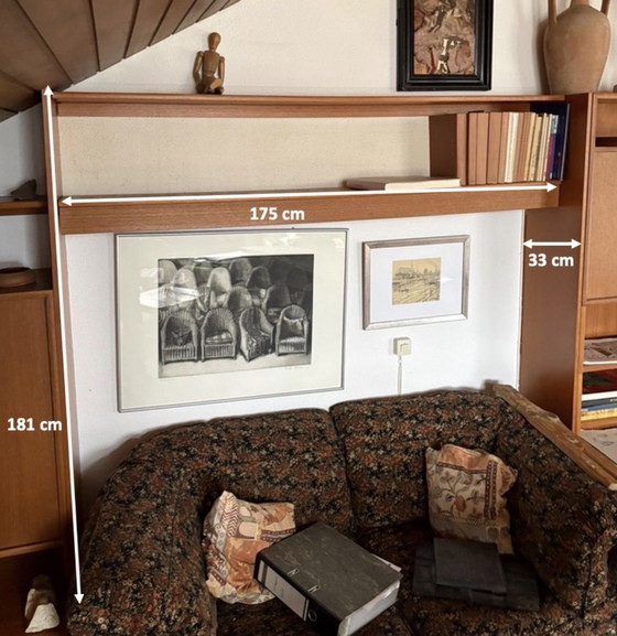 Image 1 of Parete attrezzata in legno di teak