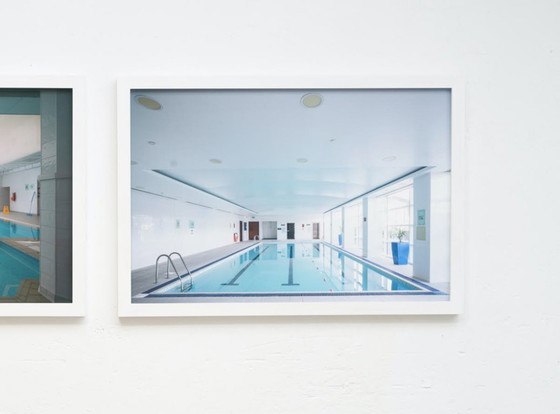 Image 1 of Empty Swimming Pool — color framed photograph 70x100cm