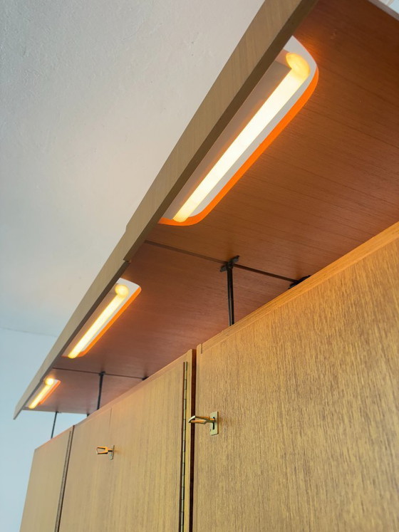 Image 1 of Omnia-plankensysteem, wandmeubel voor de woonkamer, wandplank van Ernst Dieter Hilker (1960)