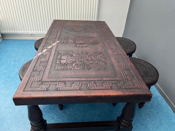Image 1 of Peruvian coffee table set