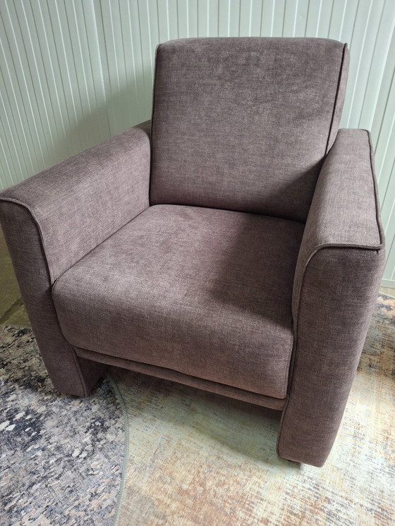 Image 1 of Luxurious armchair in soft fabric, new