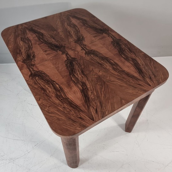 Image 1 of Art Deco Dining Table in Walnut, 1960s