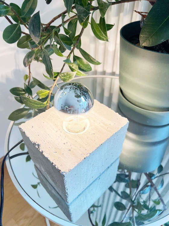 Image 1 of Concrete Design Table Lamp | Design in Berlin | Industrial / Bauhaus