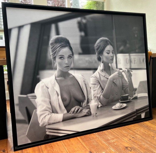 BANANA SHAKE Ruslan Lobanov 150cm x 120cm cadre de cuisson noir mat