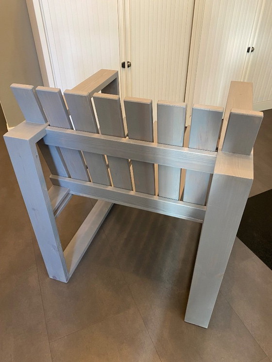 Image 1 of Houten fauteuil/loungestoel/tuinstoel