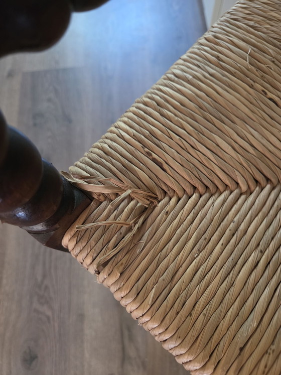 Bobbin hoekstoel vintage – Krukjes, Rotan, Rieten (photo 7 of 7)