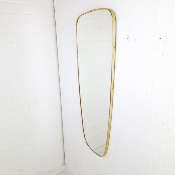 Vintage Spiegel Messing Jaren 60/70 Organisch – Metal, Glass (photo 4 of 9)