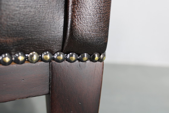 Image 1 of Vintage leren fauteuil, Tsjecho-Slowakije