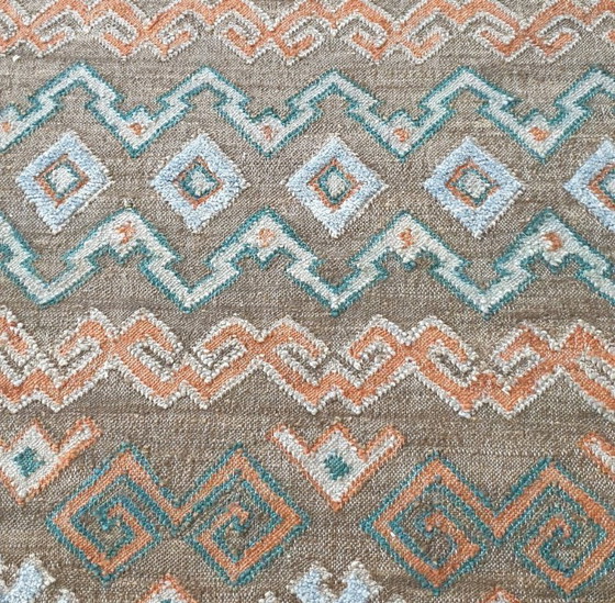 Image 1 of Neuer handgewebter und handgeknüpfter Teppich aus Jute und Wolle