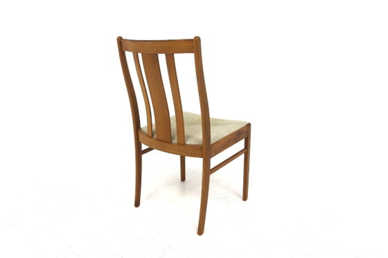 Set of 6 Scandinavian walnut chairs, Sweden, 1960 – Dining chairs, Wood (photo 7 of 10)