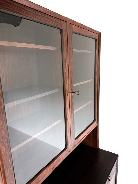 Image 1 of Vintage Rosewood Display Cabinet, Brouer Møbelfabrik ‘60