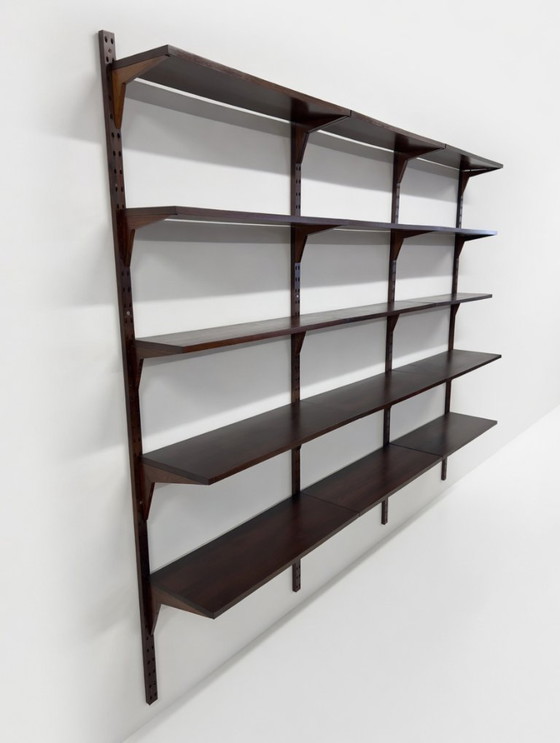 Image 1 of Système Royal Poul Cadovius, étagères murales modulaires en palissandre