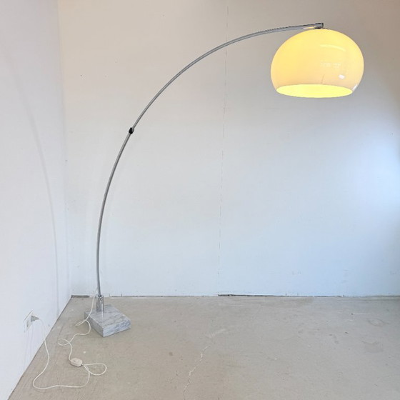 Space Age Arc Lamp – 70s – Sölken Leuchten / Reggiani Style – Floor lights, Chrome (photo 7 of 11)