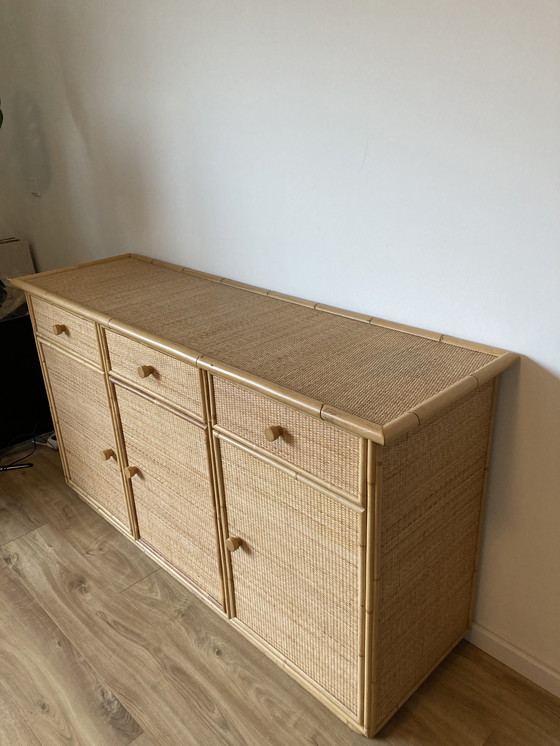 Image 1 of Rotan kast vintage