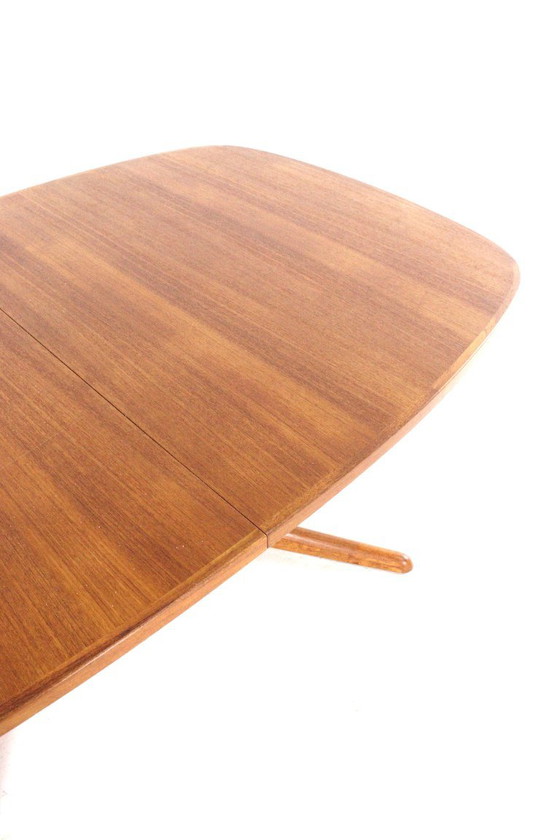 Grande tavolo da pranzo ovale allungabile 2x Gudme, design danese vintage – Tavoli da pranzo, Wood (photo 4 of 19)