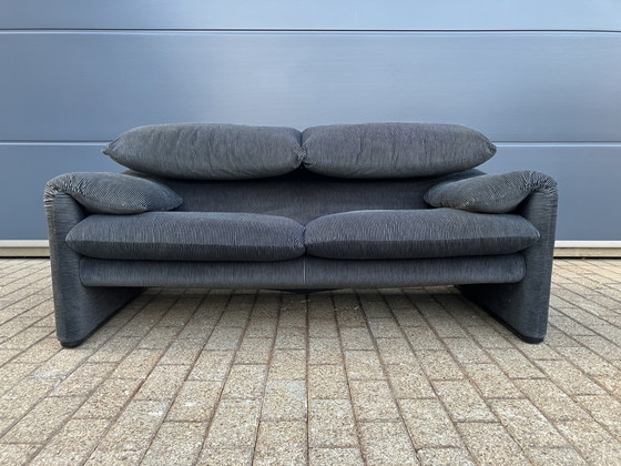 Image 1 of Cassina Maralunga 2 posti, tessuto originale ribble Top condition!!!