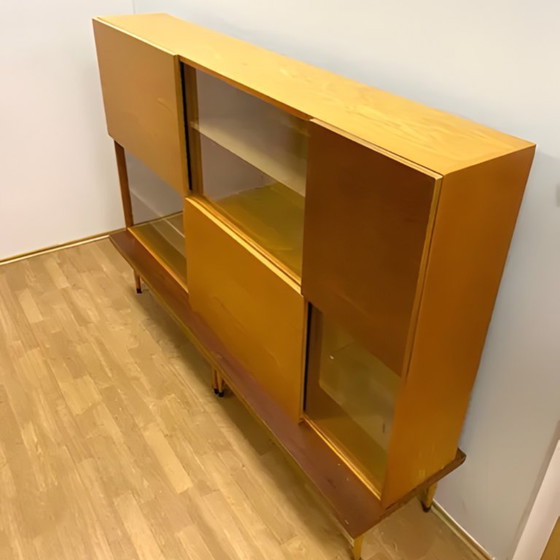 Image 1 of Meuble/bibliothèque rétro, style bruxellois, années 1960