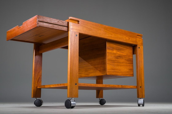 Image 1 of Barra de bar de teca danesa de mediados de siglo modelo 703 de Cart Aksel Kjersgaard, años 60