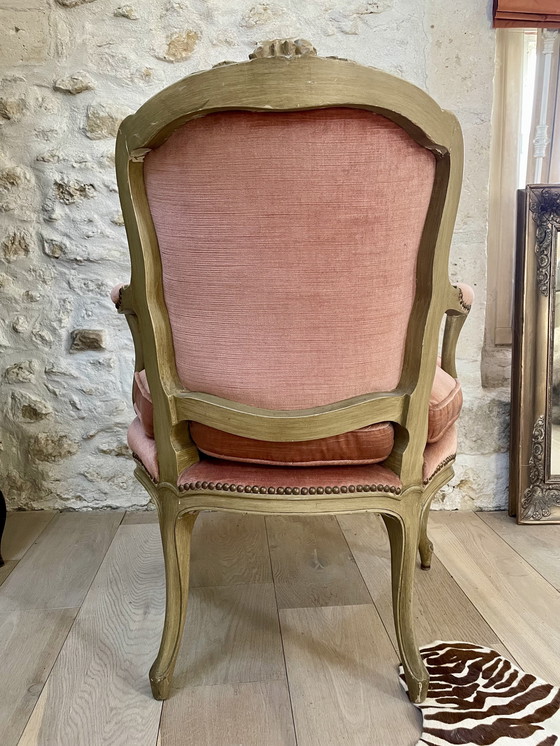 Image 1 of Paar Louis XV cabriolet fauteuils