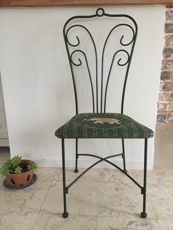 Image 1 of Vintage Cast Iron Garden Chair
