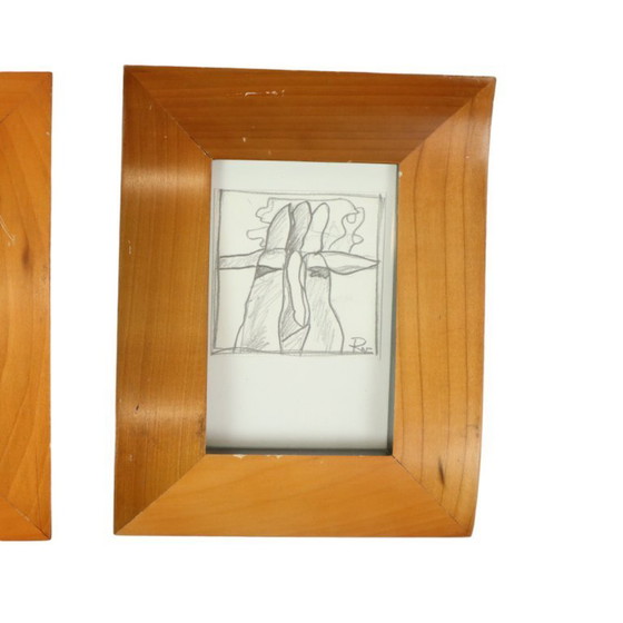 Image 1 of Set van 5 Schetsen Kunst Roger Vansevenant (1922-2013)