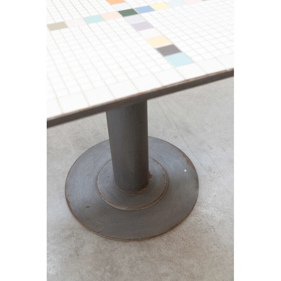 Image 1 of Vintage table with mosaic tiled top, 1950s