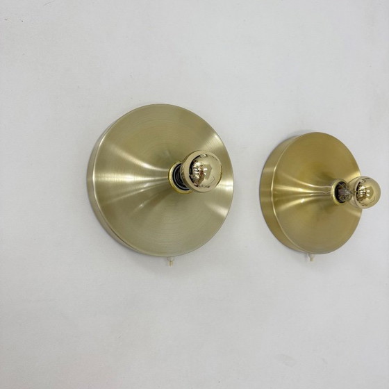 Image 1 of Lampada a disco honsel space age di design di metà secolo, anni '70, attribuita a Charlotte Perriand per les arcs