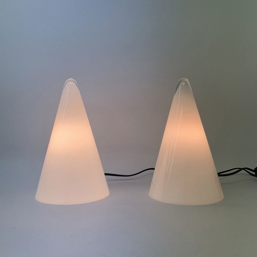 2x SCE Teepee Lampes de table - 1970, France