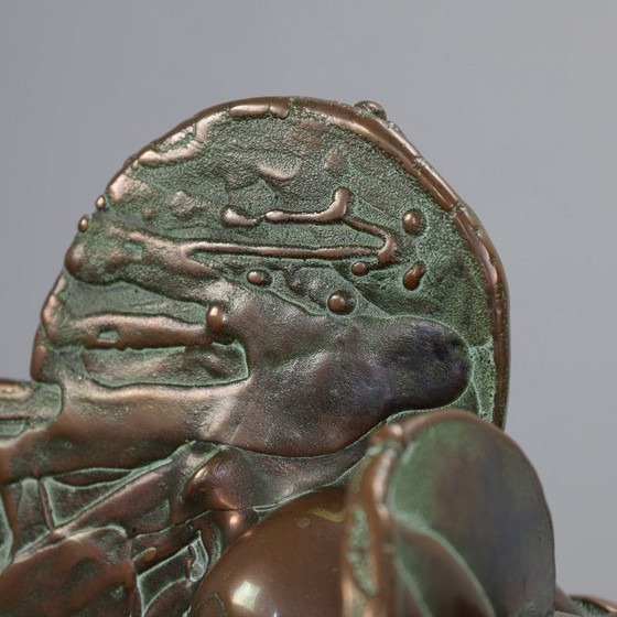 Image 1 of Abstrakte organische Bronzeskulptur von César Bailleux, Belgien, 1980er Jahre