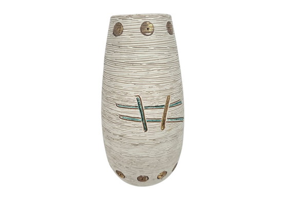 Image 1 of Fratelli Fanciullacci - rétro - italien - vase en faïence - années 70