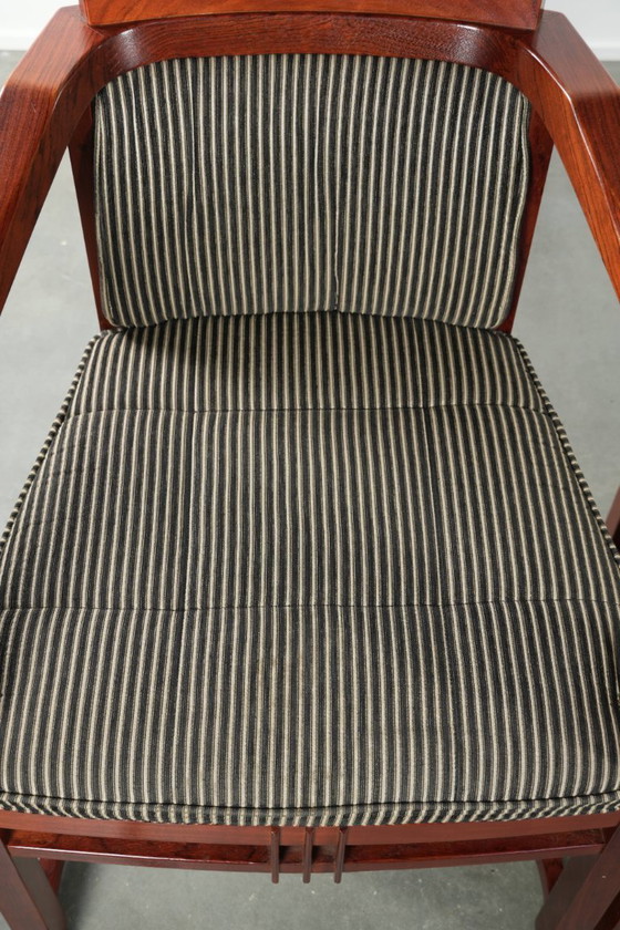 Image 1 of 4 x Fabric Schuitema designer dining chair with armrests from the Decoforma series