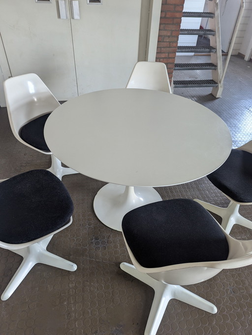 Tulipe dining set - Maurice Burke for Arkana 