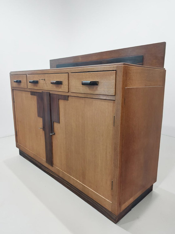 Image 1 of Art Deco sideboard Hague School cabinet