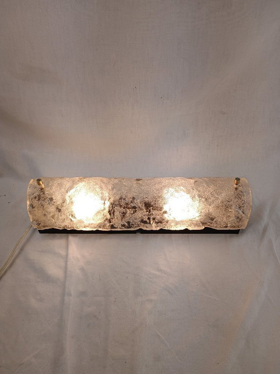 Image 1 of Vintage brutalistische wandlamp J.T. Kalmar Oostenrijkse lamp uit het midden van de 20e eeuw