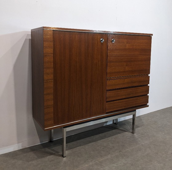 Image 1 of Vintage teakhouten dressoir uit de jaren 60