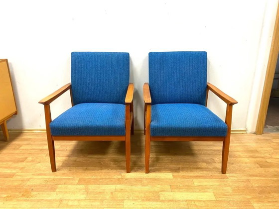 Image 1 of Juego de 2 sillones retro, TON, años 60, Checoslovaquia