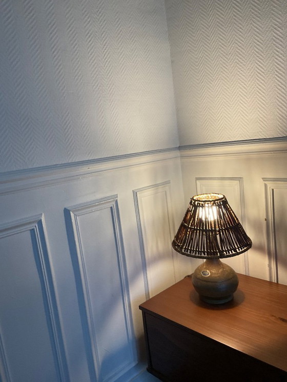 Image 1 of Lampe en céramique artisanale signée Balogh – Atelier de Dreux