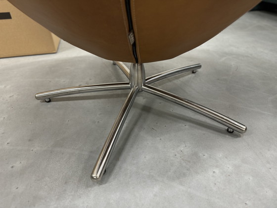 Image 1 of Label Vandenberg Hidde Draaifauteuil Bovino naturel leer