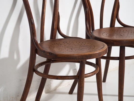 Pair of antique Viennese chairs (c.1920). Set of 2 pieces #2 – Dining chairs (photo 22 of 40)
