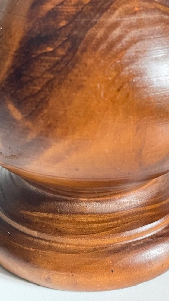 Lámpara de madera maciza estilo rústico – Lámparas de mesa, Canvas (photo 8 of 25)