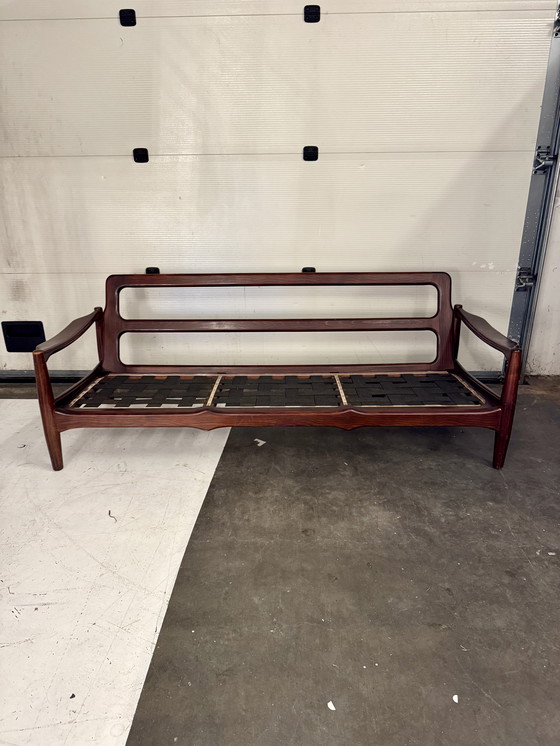 Image 1 of Vintage Danish teak bench (frame), 1960s
