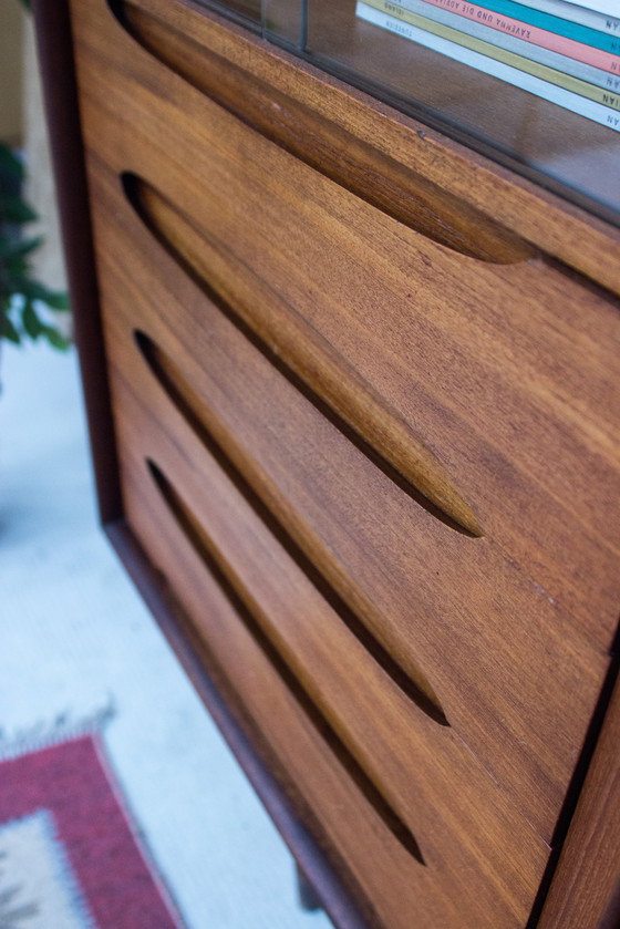 Image 1 of Vintage teak highboard sideboard Midcentury