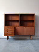Credenza alta danese vintage di Kai Winding