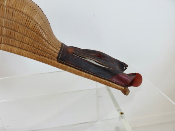 Antica Chistera Guanto Grande, 64cm, Sport Basco, Paesi Baschi, Francia – Oggetti decorativi, Rattan (photo 5 of 16)