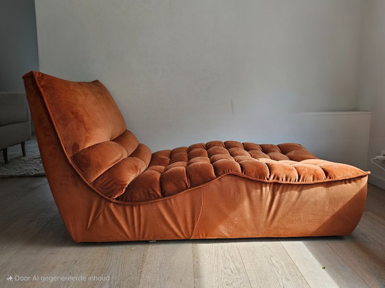 Image 1 of Happy 2-seater et longchair velours