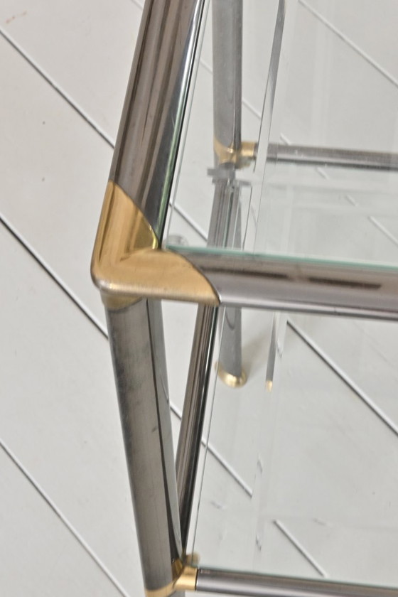 Image 1 of modern 80s side table, Italian design